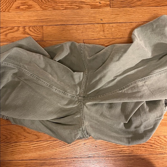 Old Navy US20 , Extra High-Waisted Sky-Hi Wide-Leg Jeans green - Picture 7 of 8